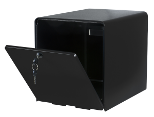 Boîte aux lettres BALTIC noire 2 portes 2 points de fermeture